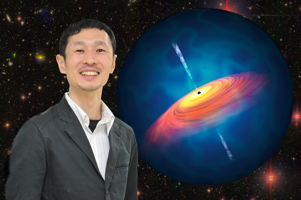 ▲清大攜手國際團隊　100億光年外宇宙發現「比太陽還大」黑洞。（圖／清大提供）