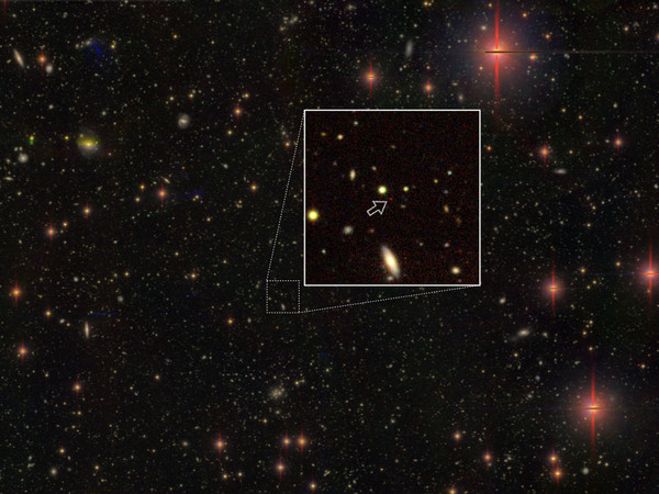 ▲清大攜手國際團隊　100億光年外宇宙發現「比太陽還大」黑洞。（圖／清大提供）
