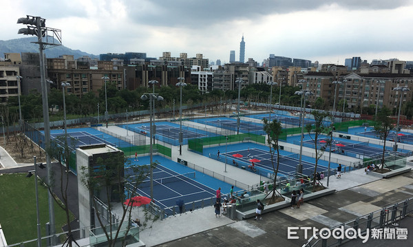 ▲台北網球中心。（圖／記者林育正攝）