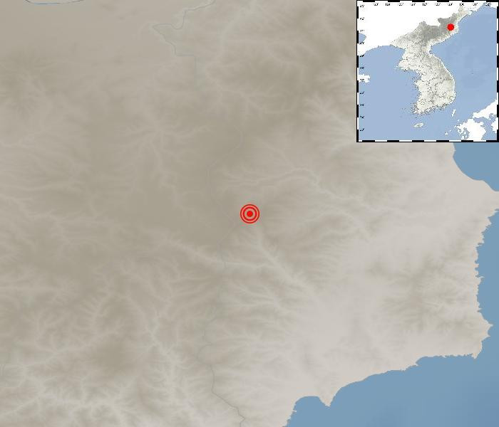 ▲▼北韓21日發生2起地震。（圖／南韓氣象廳官網）