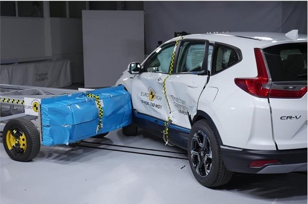 Honda CR-V智慧安全科技有夠罩　歐洲撞擊測試榮獲5顆星（圖／翻攝自Euro NCAP）