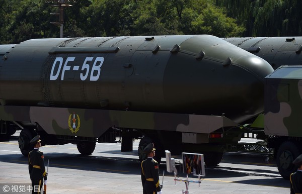 ▲▼「東風-5乙」(DF-5B)洲際彈道飛彈。（圖／CFP）