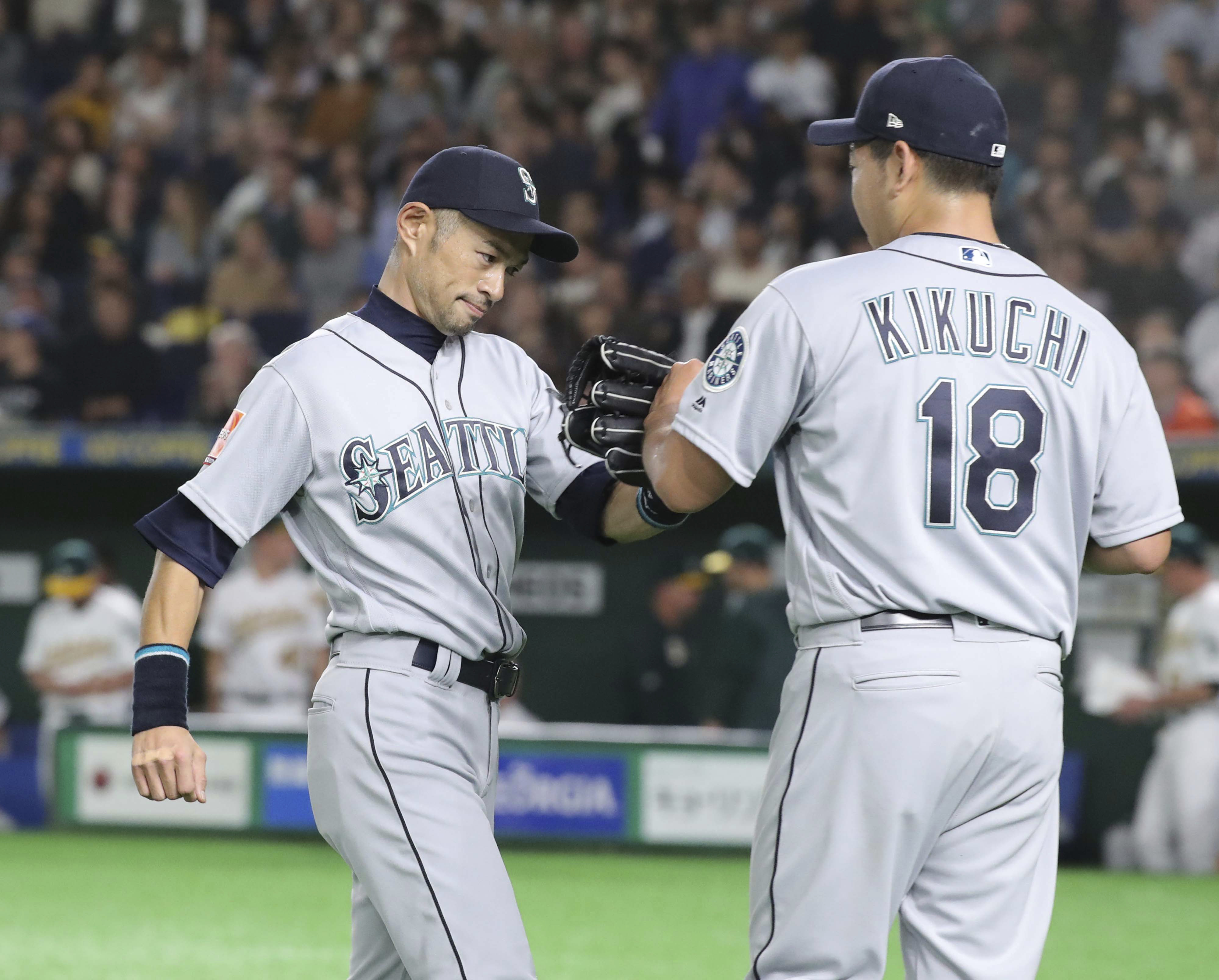 偶像鈴木一朗退休擁抱菊池雄星淚崩坦言這是幸福時刻 Ettoday運動雲 Ettoday新聞雲