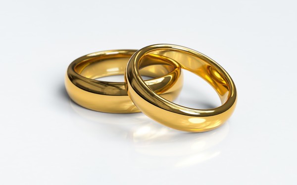 黃金,戒指,結婚,對戒,飾品（圖／pixabay）