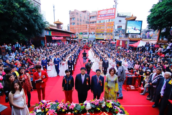 ▲2019大甲媽嫁女兒集團婚禮。（圖／主辦單位提供）