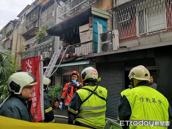 ▲▼北市長泰街火警。（圖／記者黃彥傑攝）