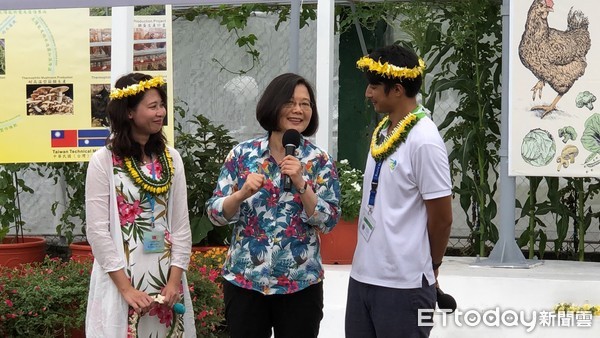 ▲▼總統蔡英文訪諾魯。（圖／記者陶本和攝）