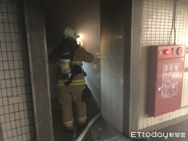 ▲福山國中火警。（圖／記者洪靖宜攝）