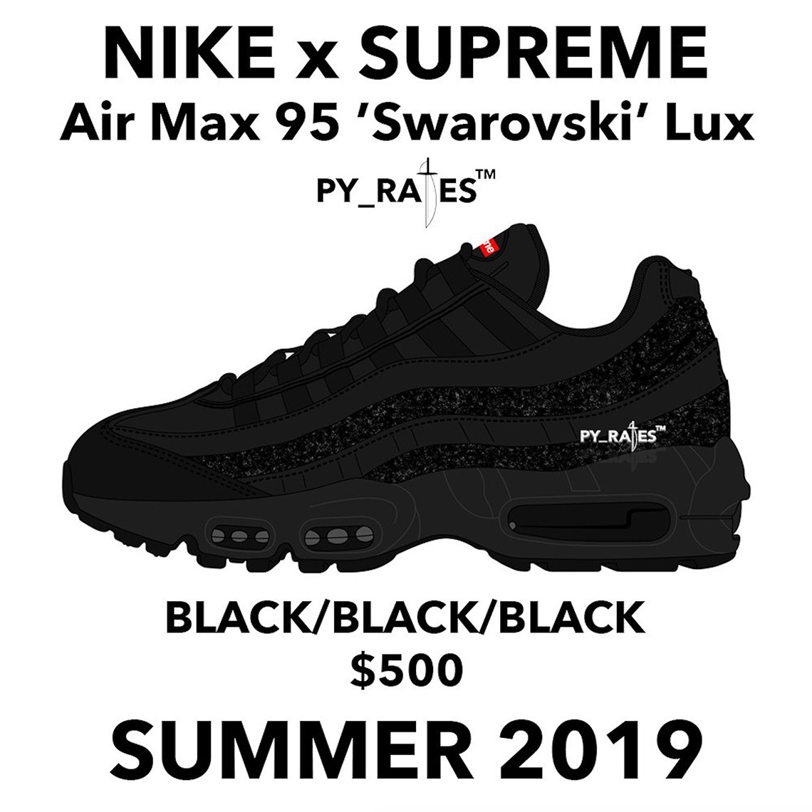 Supreme x Nike x 施華洛世奇 
