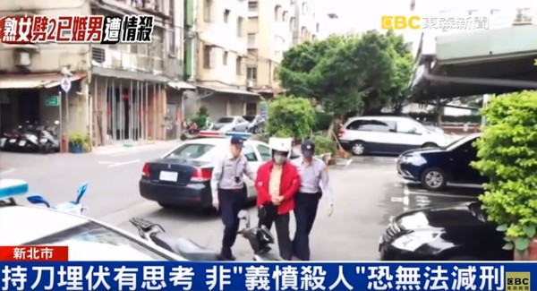 ▲▼蘆洲集賢路情殺，王嫌不滿程姓女友另結新歡，憤而狂刺10多刀致她於死。（圖／東森新聞）