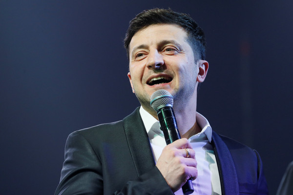 ▲烏克蘭喜劇演員澤連斯基（Volodymyr Zelensky），2019年烏克蘭總統選舉候選人（另一拼法為：Volodymyr Zelenskiy）。（圖／路透社）