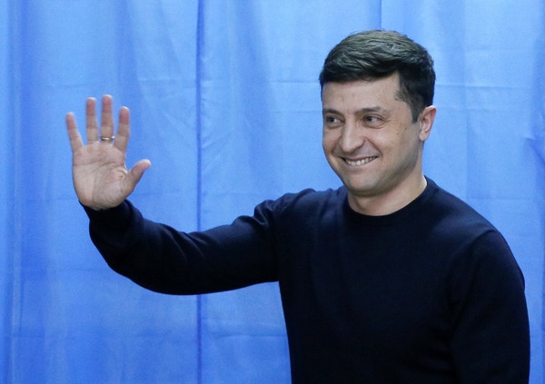 ▲烏克蘭喜劇演員澤連斯基（Volodymyr Zelensky），2019年烏克蘭總統選舉候選人（另一拼法為：Volodymyr Zelenskiy）。（圖／路透社）