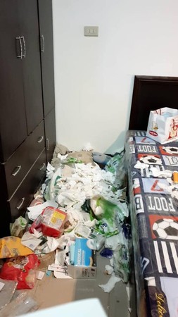 ▲▼香港男子租房，結果秒變垃圾場。（圖／翻攝爆料公社）
