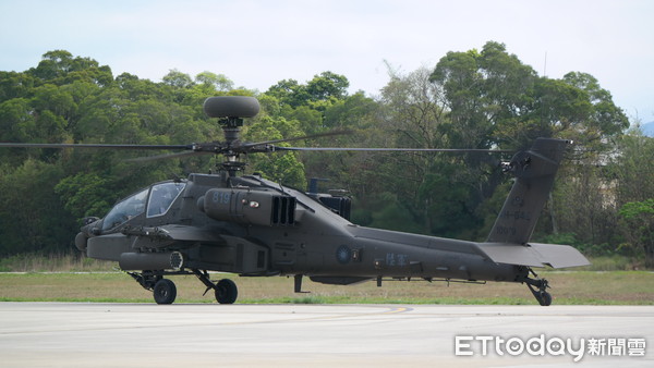 ▲陸軍 阿帕契直升機 AH-64E攻擊直升機▼（圖／記者呂佳賢攝）