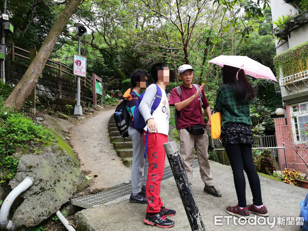 ▲▼台北市內湖金面山一名男童從樹上摔落受傷骨折。（圖／記者黃彥傑攝） 