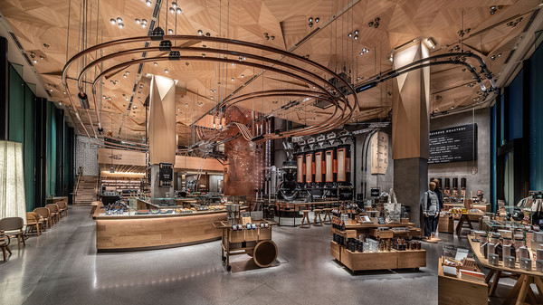 ▲▼日本,星巴克,旗艦店,星巴克臻選咖啡烘焙工坊,Reserve Roastery,隈研吾,Kengo Kuma。（圖／取自星巴克官網）