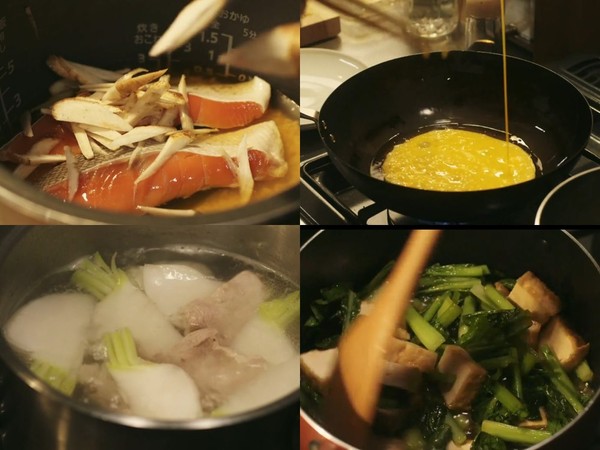 ▲西島秀俊《昨日的美食》深夜炒菜，網友看了全喊餓。（圖／翻攝自推特）