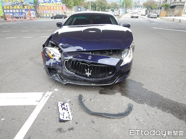 ▲國產休旅車與「海神」正面對決，車主嚇傻腿軟。（圖／記者李忠憲翻攝）