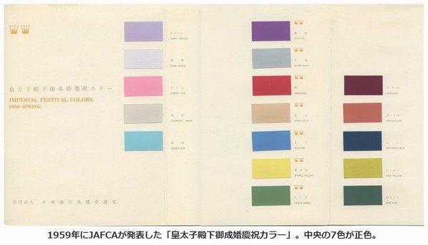 ▲▼日本令和代表色、慶祝色。（圖／翻攝自日本流行色協會JAFCA）