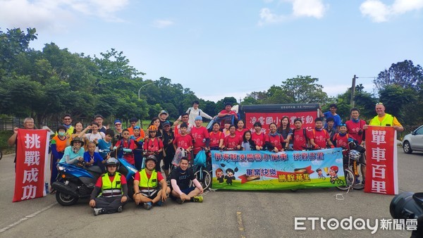 ▲▼屏東市凌雲國小學童單車百里畢業旅行            。（圖／記者陳崑福翻攝）