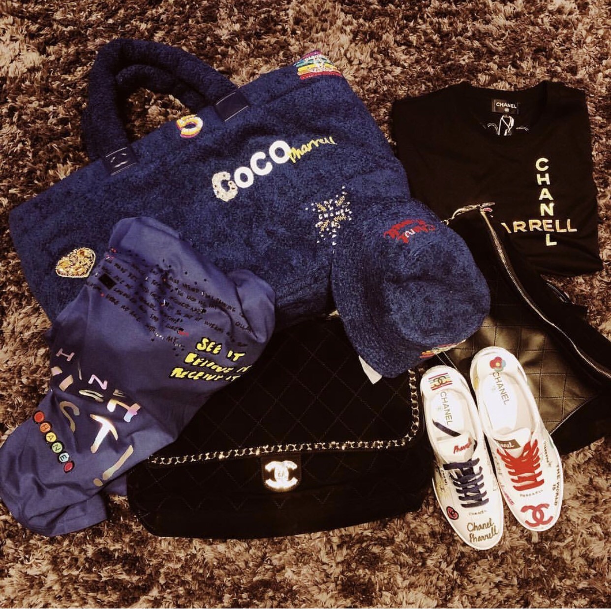 ▲Chanel X Pharrell。（圖／翻攝自IG@pharrell、@jjlin、@showlo）