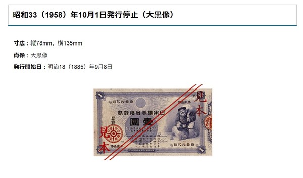 ▲▼日圓舊鈔。（圖／翻攝自日本銀行）