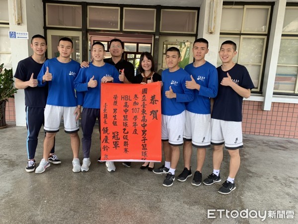 ▲台東高中奪得HBL全國高中乙組籃球聯賽冠軍。（圖／記者楊均典翻攝）