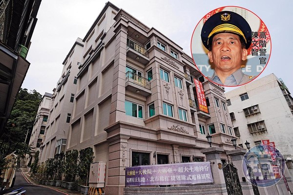 ▲▼警政署高階督察陳文智新購的透天豪宅「帝富堡」，6樓建物堂皇富麗又氣派。（圖／鏡週刊提供）