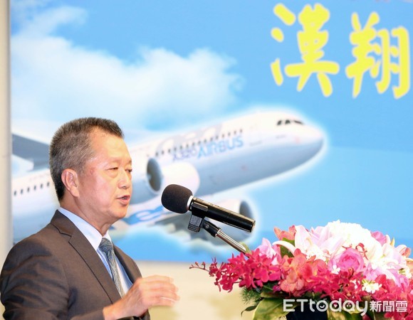 ▲漢翔公司董事長胡開宏表示，66架新式高教機的商機大餅，國內可望有375億元的訂單規模。（圖／記者屠惠剛攝）