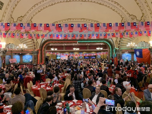 ▲韓國瑜在波士頓的僑界晚宴。（圖／記者徐政璿攝）