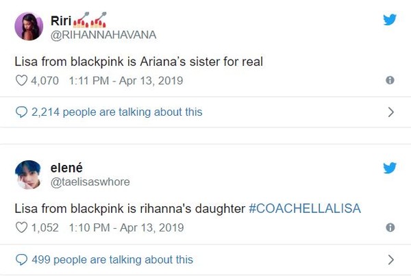 ▲BLACKPINK站上Coachella辣爆！美網友狂搜：瀏海女是誰？。（圖／翻攝自推特）