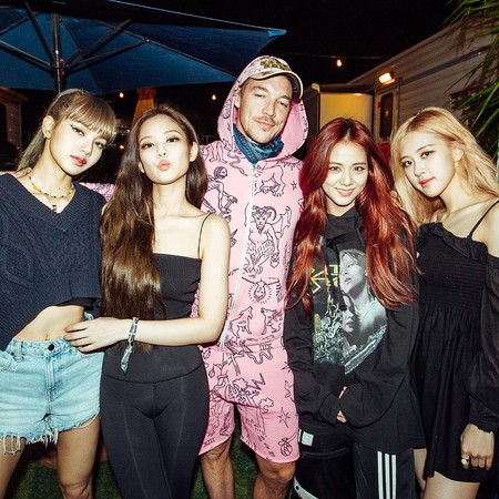 ▲BLACKPINK站上Coachella辣爆！美網友狂搜：瀏海女是誰？。（圖／翻攝自Diplo IG）