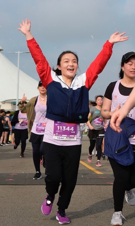 ▲▼ ▲▼ 2019 Taishin Women Run Taipei 。創作才女「Lala」徐佳瑩首次挑戰人生10K(中華民國路跑協會提供) 