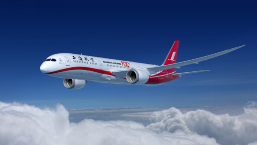 ▲▼東航旗下的上海航空6月8日起將使用波音787－9機型執行台北松山-上海浦東FM802/801的往返航班。（圖／上海航空提供）