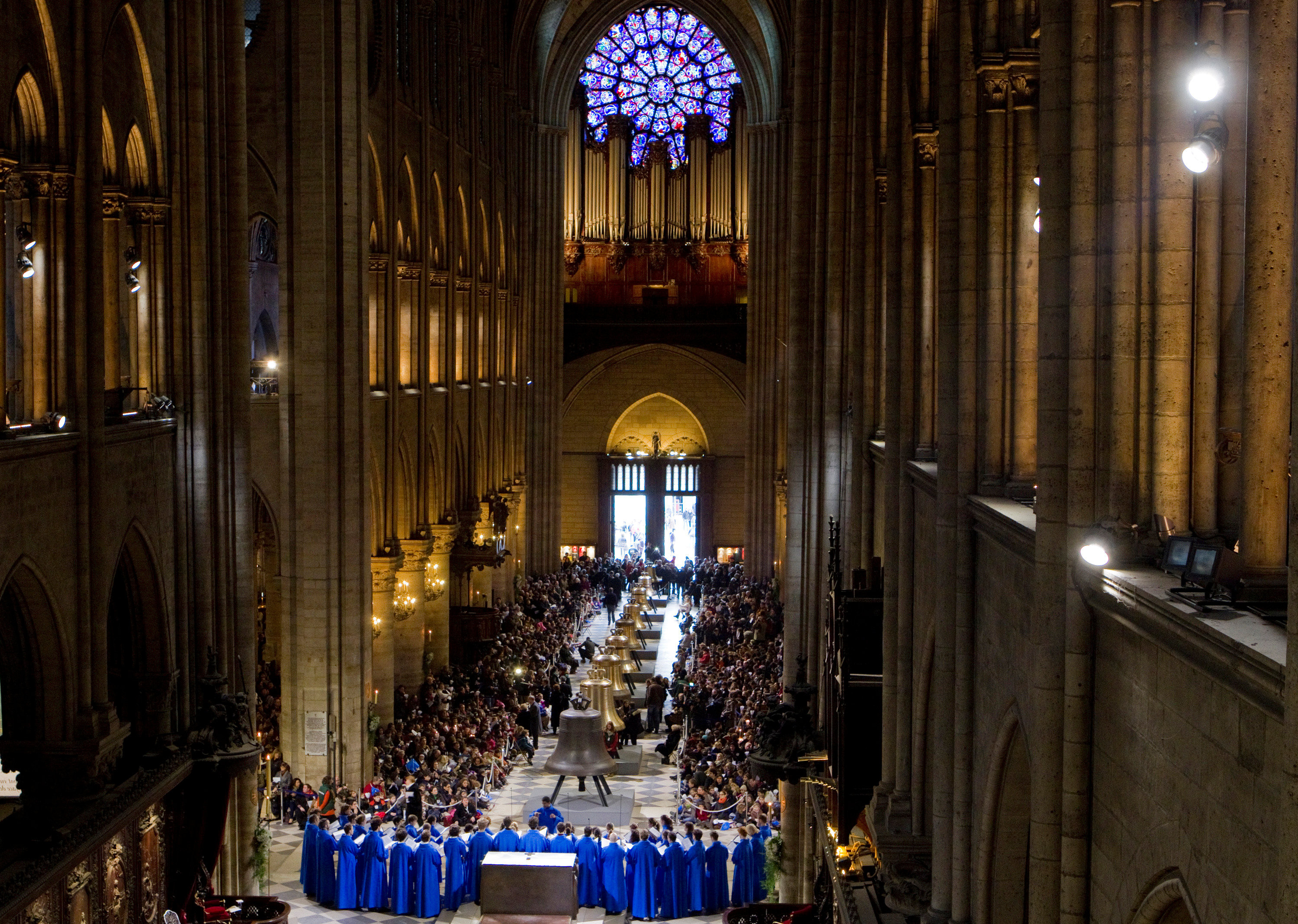 ▲法國巴黎聖母院（Cathédrale Notre-Dame de Paris）原先的模樣。（圖／路透社） 