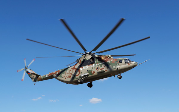 ▲▼米-26直升機,Mi-26T2V。（圖／路透社）