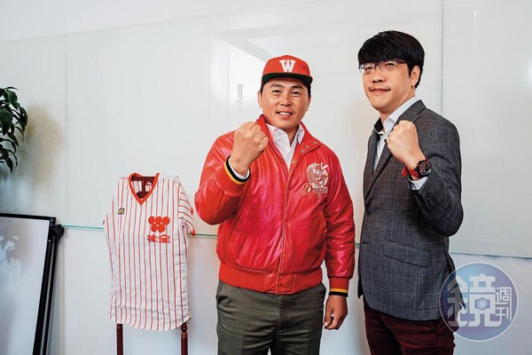 味全龍回歸中職，新任總教練葉君璋相隔20年再穿紅色戰袍，球團領隊則由科技人吳德威出任。