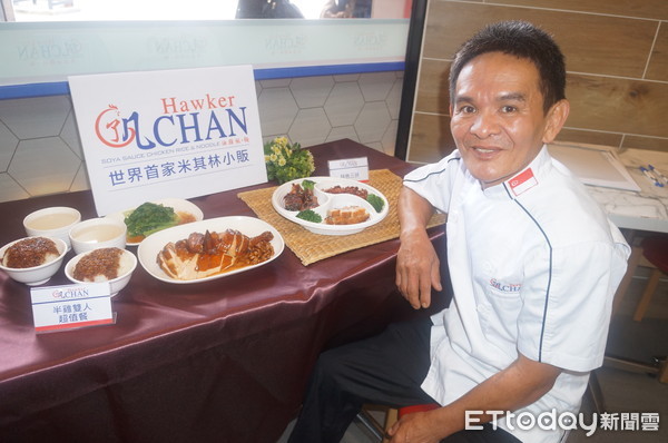 ▲「了凡油雞飯‧麵」創辦人陳翰銘表示，了凡今年五月將進駐桃園機場，今年將在台再開三間新門店，今年預估業績目標為3000萬元。（圖／記者林淑慧攝）