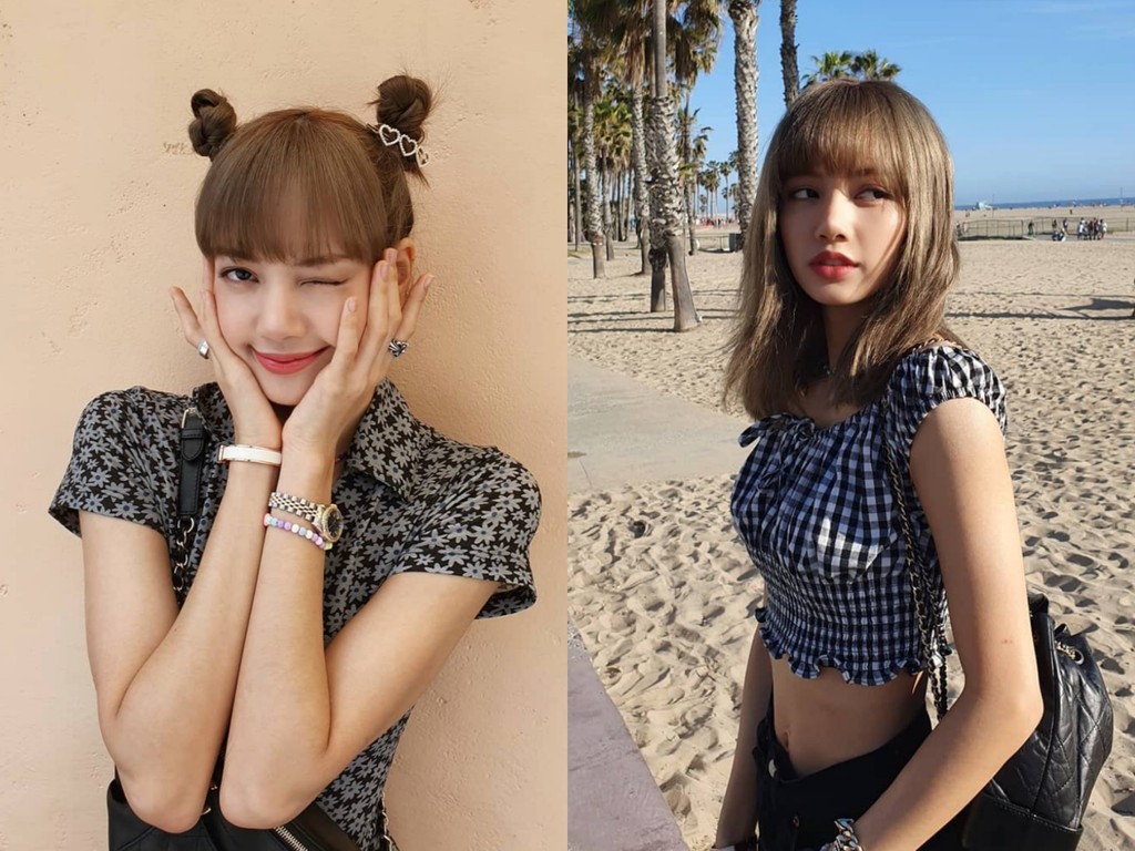 ▲▼Lisa背香奈兒包。（圖／翻攝Lisa IG）