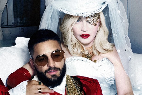 ▲▼瑪丹娜（Madonna）與拉丁小天王馬盧瑪（Maluma）合作。（圖／環球提供）