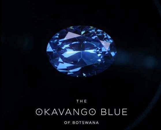 ▲奧卡萬戈藍鑽。（圖／翻攝自Okavango Diamond Company官方臉書影片）