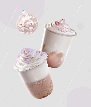 ▲歇腳亭新推出2款鮮奶芋泥飲料。（圖／Sharetea提供）
