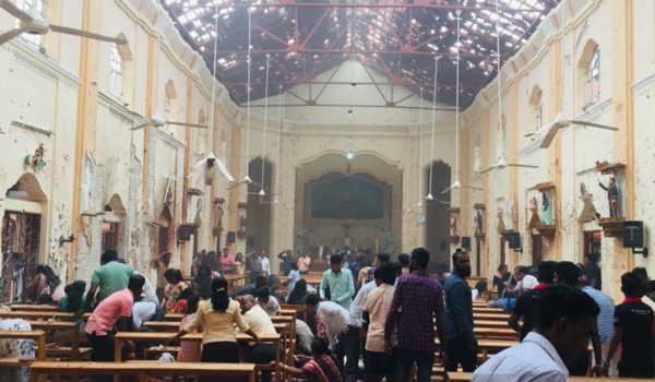 ▲▼斯里蘭卡同時發生六起爆炸。（圖／翻攝自推特）