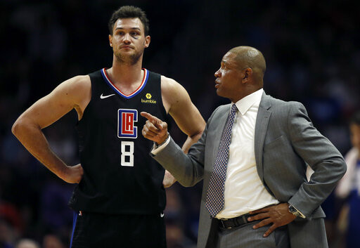 ▲▼快艇加里納利（Danilo Gallinari，左）、教練瑞佛斯（Doc Rivers，右） （圖／達志影像／美聯社）