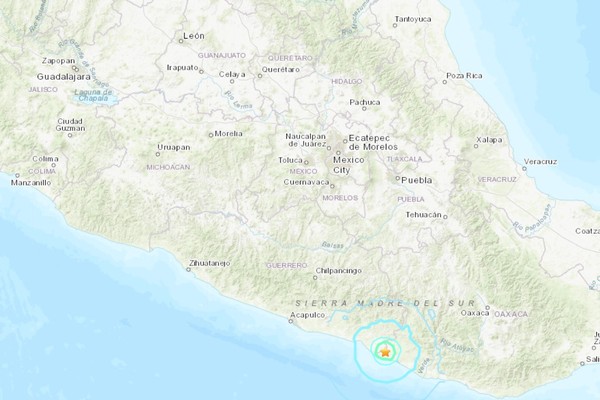 ▲▼墨西哥地震。（圖／USGS）