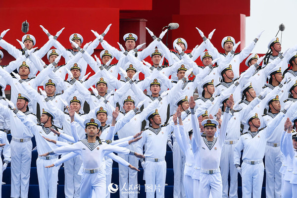 ▲▼解放軍海軍成立70周年。（圖／翻攝自人民網）