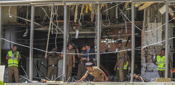 ▲▼ 斯里蘭卡可倫坡發生連環爆炸，香格里拉（Shangri-la）酒店也遭到攻擊。（圖／達志影像／美聯社）