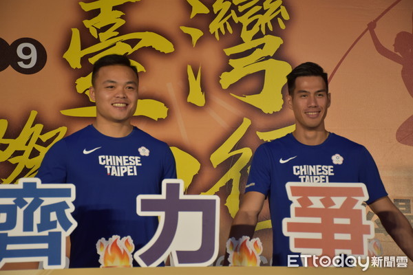 ▲▼田徑國邀賽 賽前記者會,  楊俊瀚、鄭兆村          。（圖／記者謝孟儒攝）