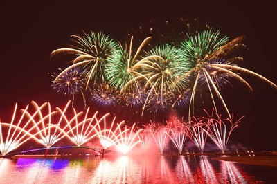 2020澎湖海上花火節與迪士尼合作！無人機+煙火打造漫威之夜