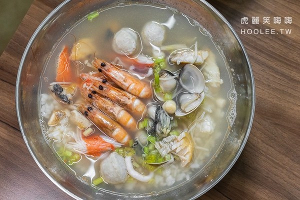 ▲▼三魚海鮮飯湯。（圖／虎麗笑嗨嗨提供）